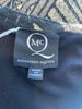 McQ beige & black cotton blend sleeveless dress size UK14/US10