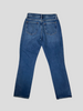 Frame blue cotton blend straight cropped jeans size UK8/US4