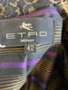 Etro black & brown 100% silk jacket size UK10/US6