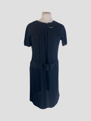 Prada black short sleeve dress size UK12/US8