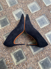 Celine black suede pointy toe heels size UK6.5/US8.5