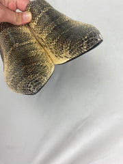 Chloe snake skin beige & brown heels size UK5.5/US7.5