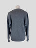 Eric Bombard grey 100% cashmere jumper size UK10/US6