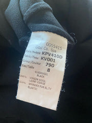Michael Kors black virgin wool blend sleeveless dress size UK12/US8