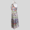 Rebecca Taylor multicoloured floral print 100% cotton dress size UK12/US8