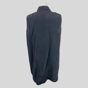Equipment light black 100% silk sleeveless top size UK12/US8