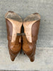 Chanel brown leather ankle boots size UK3.5/ US5.5