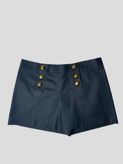 Milly black cotton blend shorts size UK12/US8