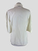 Gabriela Hearst cream 100% virgin wool short sleeve shirt size UK12/US8