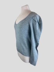 Ba&sh grey wool blend jumper size UK10/US6