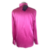 DMN pink silk blend long sleeve blouse size UK12/US8