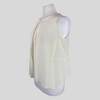 Aspezi cream 100% silk sleeveless top size UK10/US6