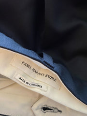 Isabel Marant Etoile black 100% virgin wool cropped trousers size UK6/US2