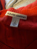 Autumn Cashmere red 100% cashmere jumper size UK8/US4