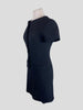 Goat black 100% wool short sleeve dress size UK8/US4