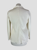 Armani Collezioni cream silk blend long sleeve top size UK10/US6