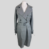 Max Mara grey 100% virgin wool belted dress size UK16/US12