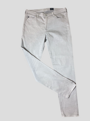 AG grey cigarette cotton blend jeans size UK14/US10