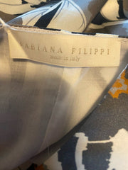 Fabiana Filippi multicoloured 100% silk sleeveless dress size UK10/US6