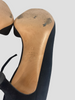 Valentino Garavani black suede crystal- embellished sandals size UK4/US6