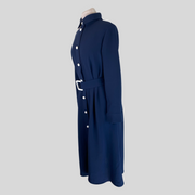Edeline Lee navy long sleeve dress size UK12/US8