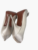 Lanvin cream satin heels size UK7/US9