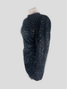 A.L.C. black & gold velvet long sleeve short dress size UK8/US4