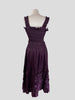 Rebecca Taylor purple 100% cotton 2- piece top & skirt set size UK10/US6