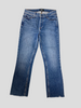 Paige blue denim straight cropped jeans size UK8/US4
