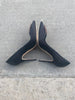 Manolo Blahnik black satin heels size UK5.5/US7.5