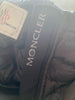 Moncler charcoal grey down & feather with fur hood jacket size UK8/US4