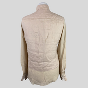 Joseph beige 100% ramie long sleeve shirt size UK8/US4