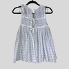Ulla Johnson white print 100% cotton sleeveless top size UK6/US2