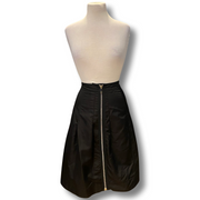 Ganni black A- line skirt size UK6/US2