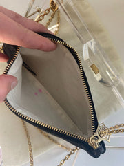 Charlotte Olympia Dora clear shoulder evening bag