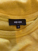 ME+EM yellow short sleeve cotton blend top size UK14/US10