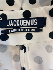 Jacquemus black & white long sleeve jacket size UK8/US4