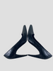 Prada black leather heels size UK6/US8