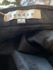 Sandro black 100% lamb leather shorts size UK6/US2