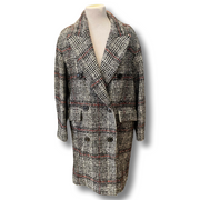Isabel Marant Etoile black & white tweed coat size UK8/US4