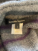 Nanette Lepore grey & black wool blend long sleeve dress size UK8/US4