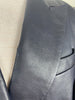 Ralph Lauren dark navy 100% lamb leather jacket size UK14/US10