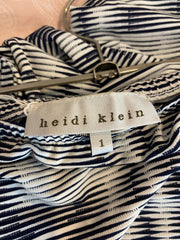 Heidi Klein black & white mini sleeveless dress size UK8/US4