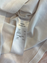 Anne Fontaine white cotton blend shirt size UK12/US8