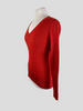 Autumn Cashmere red 100% cashmere jumper size UK8/US4