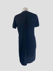 Prada black short sleeve dress size UK12/US8