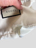 Gucci GG pearlised domed flower leather belt 90/36