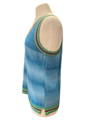 Zadig & Voltaire blue sleeveless top size UK12/US8