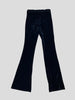 Avenue Montaigne black velvet wide leg trousers size UK10/US6