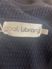 Goat Library navy 100% cotton cardigan size UK10/US6